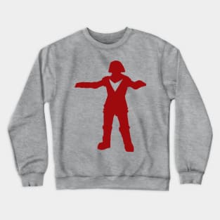 Flying Robot Standing Crewneck Sweatshirt